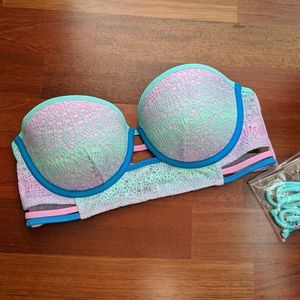 Victoria's Secret Ombre Lace Swim Bikini Top